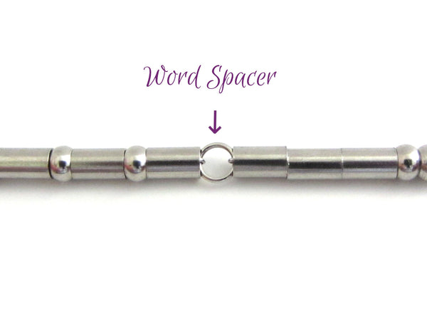 example word spacer between morse code words