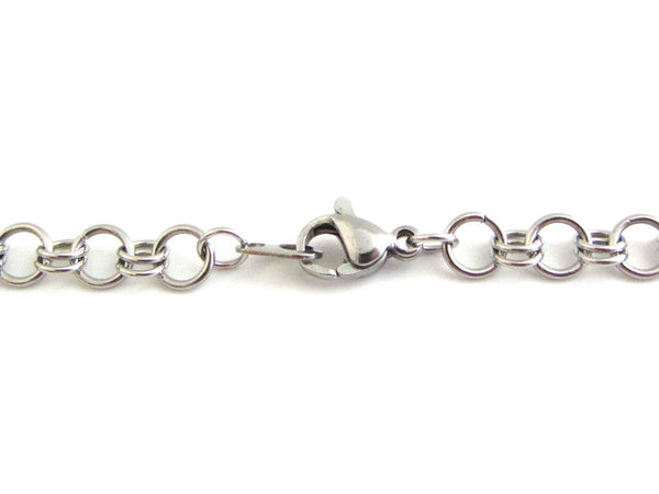 stainless steel lobster clasp closure